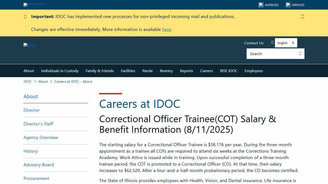 Careers at IDOC - About